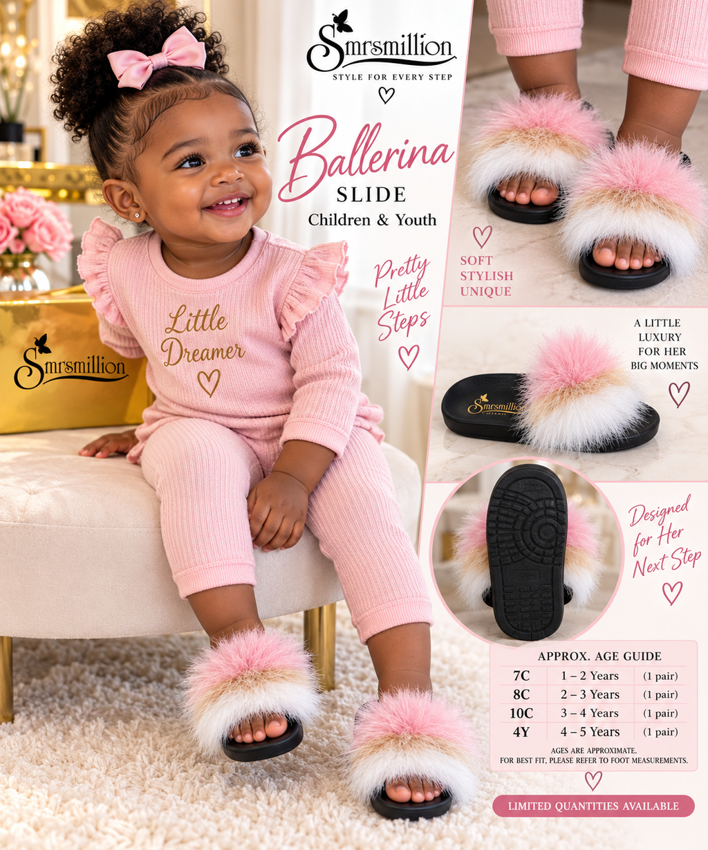 Ballerina Luxe Slide – Children & Youth