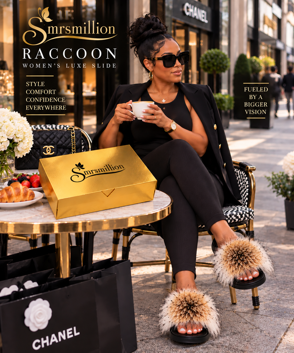 Raccoon Women’s Luxe Slide