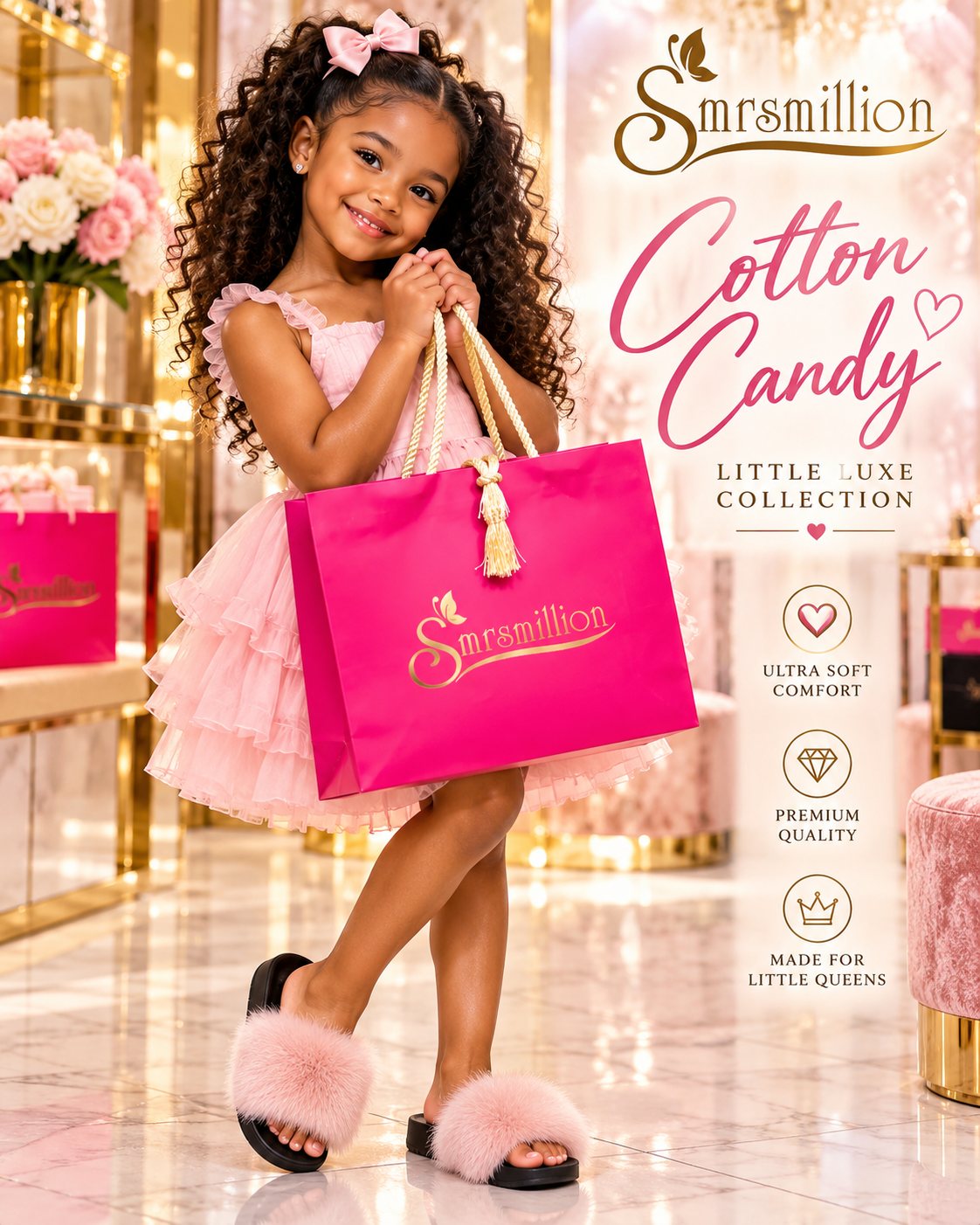 Cotton Candy Children & Youth Luxe Slide