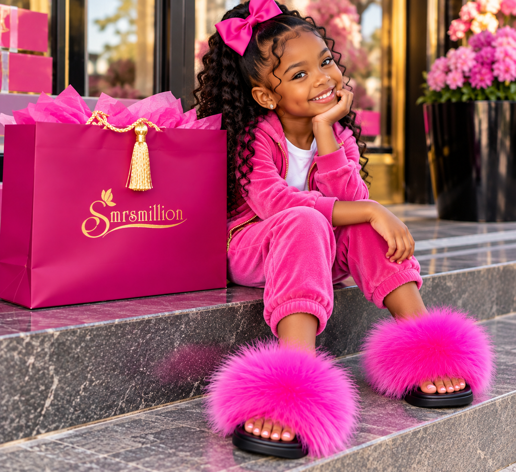 Hot Pink Little Luxe Slide – Children & Youth