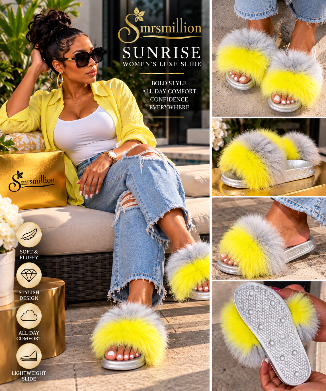 Sunrise Women’s Luxe Slide