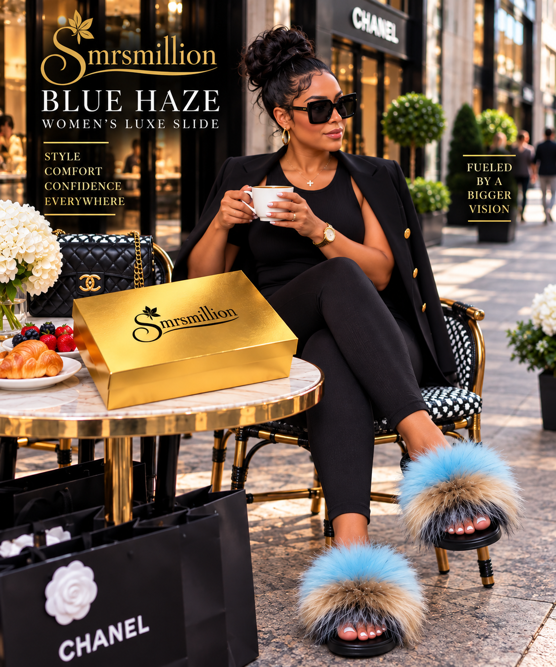 Blue Haze Women’s Luxe Slide