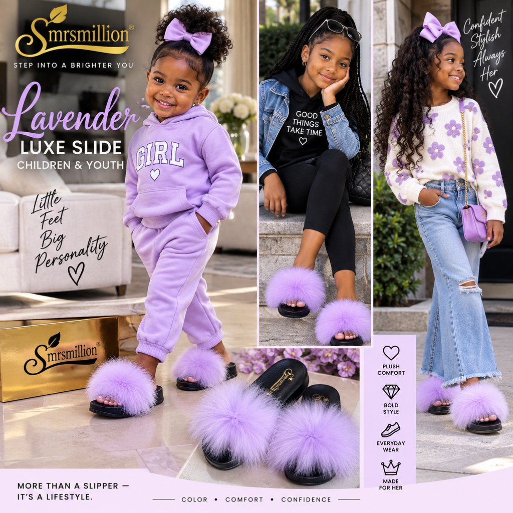 Lavender Luxe Slide – Children & Youth